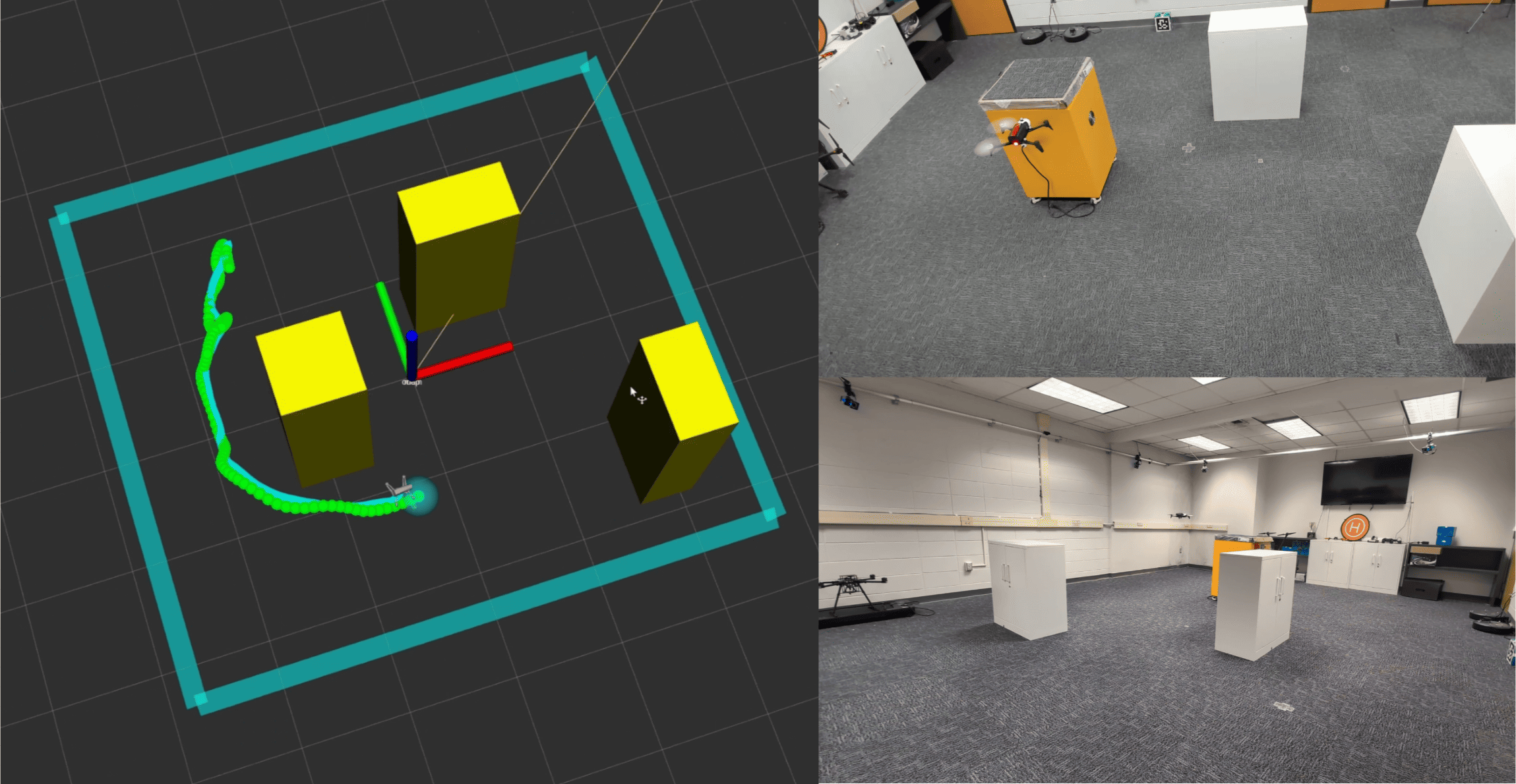 UAV experiment configuration A